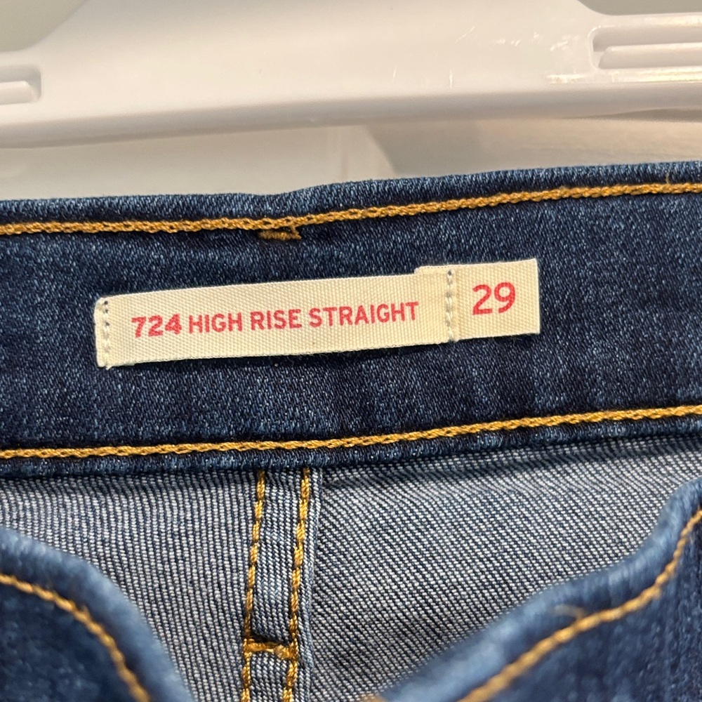 Levi's Women's High Rise Straight Jeans - Classic dark Blue